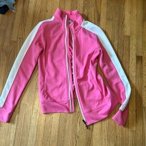 a pink puma jacket